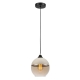 CASA Pendant Lamp Light Interior ES White with Amber (Glass) Wine Glass OD200mm