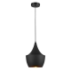 CAVIAR Pendant Lamp Light Interior ES Black Angled Bell OD250mm