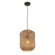 CESTA Pendant Lamp Light Interior ES 40W Cylinder Bamboo Cage OD250mm X L360m