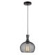 CHEVEUX Pendant Lamp Light Interior ES Black Mesh Small Wine Glass OD190mm