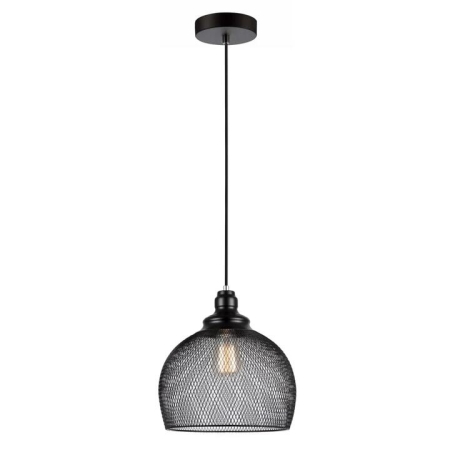 CHEVEUX Pendant Lamp Light Interior ES Black Mesh Large Wine Glass OD280mm
