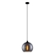 CHUVA Pendant Lamp Light Interior ES Smoke Black (Glass) Wine Glass with Raindrop OD250mm