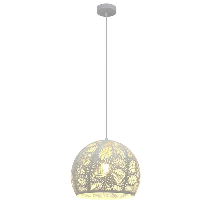 BOTANICA Pendant Lamp Light Interior ES White Embossed Dome OD300mm with White