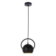 Brie Classic Pendant Lamp Light Interior ES Matte Black Dome