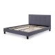 Bed Frame - Positano Collection - Charcoal Grey