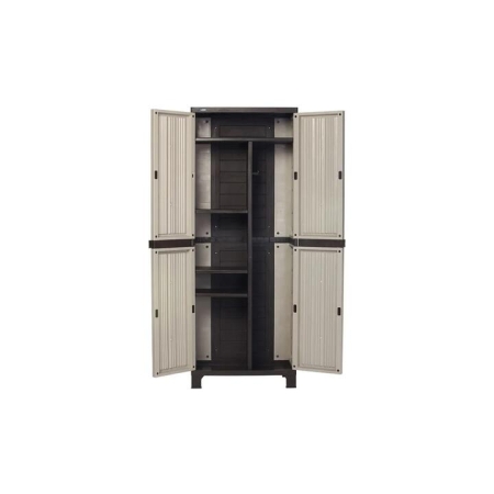 Certa Outdoor Multi-Purpose Cupboard Storage Cabinet - Beige