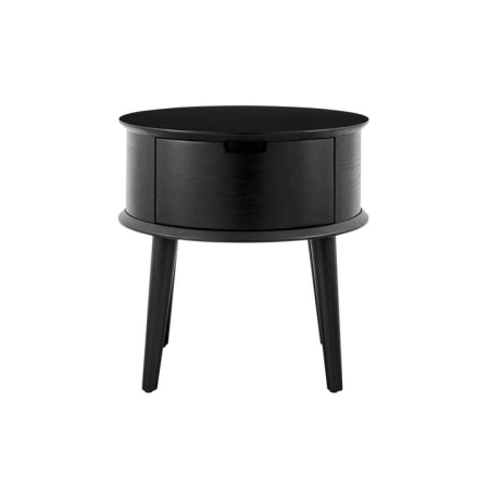 Bentley Bedside Nightstand Side Table - Black - Black