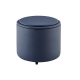 Charlie Kids Furniture Ottoman Storage Toy Box Organisers - Navy - Navy
