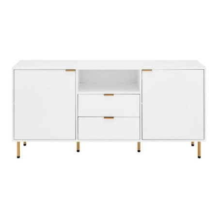 Christian Buffet Unit Sideboard Storage Cabinet - White - White