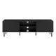 Christian Lowline Entertainment Unit TV Stand Storage Cabinet 160cm - Black - Black