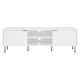 Christian Lowline Entertainment Unit TV Stand Storage Cabinet 160cm - White - White
