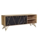 Bodrum Entertainment Unit TV Stand Storage Cabinet 140cm