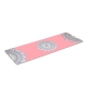 Centra Foldable Yoga Mat Non-Slip Exercise Fitness Lightweight 1mm Thick Pink