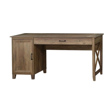 Maestro Furniture Cairo Large Wooden Computer Study Home Office Task Desk 150cm Rustic Oak