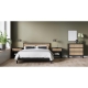 Caledonia Rattan Bed Frame Black Queen Size - Queen