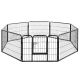 8 Panel Pet Dog Playpen Puppy Exercise Cage Enclosure Fence Play Pen 80x60cm