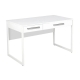 Maestro Furniture Ashley Computer Study Writing Home Office Desk W/ 2-Drawers - White