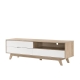 Design Square Aline TV Stand Entertainment Unit W/ 3-Drawers 180cm - Oak/White