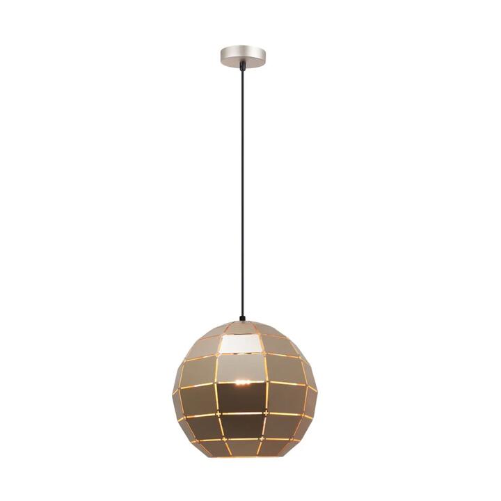 Amy Modern Pendant Lamp Light ES Champagne Gold Tiled Wine Glass