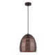 Amy Modern Pendant Lamp Light ES Coffee Tiled Ellipse