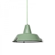 Asi Industrial Cord Drop Dome Pendant Light Lamp - Green