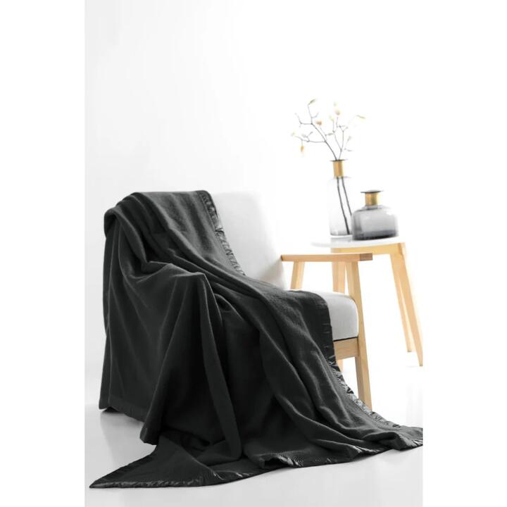 Australian Wool Blanket - Charcoal