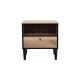 Avalon Bedside Nightstand Side Table - Oak