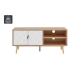 Banbury Entertainment Unit TV Stand Storage Cabinet 110cm - White/Oak
