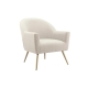 Annandale Fabric Accent Lounge Relaxing Armchair - Beige - Beige