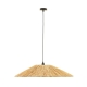 Alluria Transitional Contemporary Raffia Kitchen Pendant Light Bamboo Shade - Large