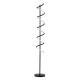 Angelina Modern Curved Spiral LED Floor Reading Lamp Light - Black