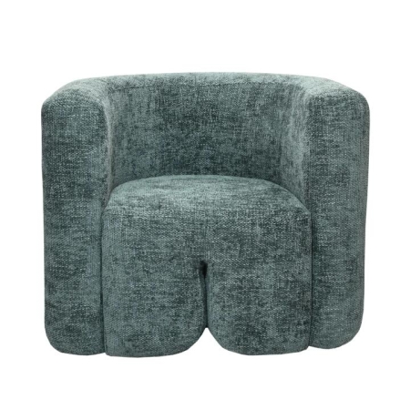 Raimon Furniture Alaina Textured Fabric Occasional Lounge Armchair Chair Accent Teal