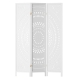 Artiss 3 Panel Room Divider Screen 132x170cm Circle White