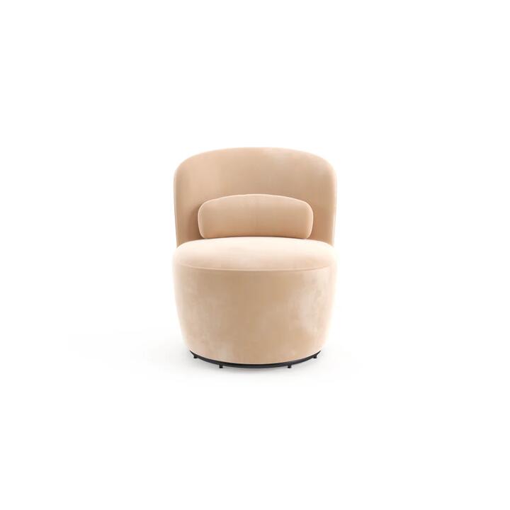 Ada Swivel Accent Chair Almond Spice