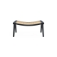 Atlas Wooden Foot Stool Ottoman Black Oak - Black Oak