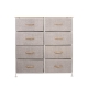 8 Drawer Storage Chest Beige - Beige