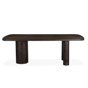 Raimon Furniture Angelo Wooden Dark Oak Veneer Modern Kitchen Dining Table 220cm Coffee