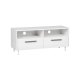 Maestro Furniture Ashley Wooden Modern Small TV Stand Entertainment Unit 2-Drawer White