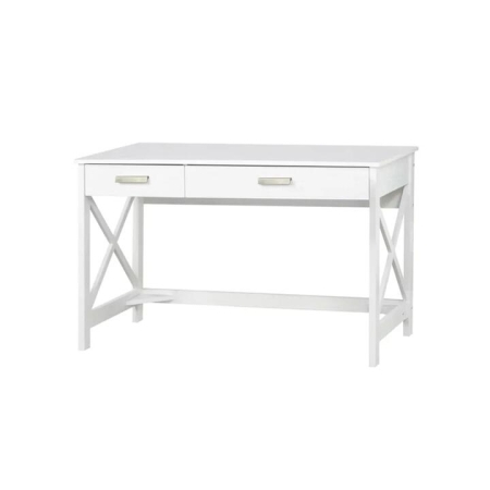Maestro Furniture Bacay Wooden Home Office Computer Working Desk 120cm Distressed White