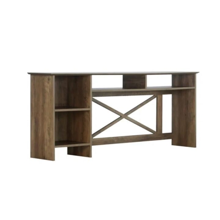 Maestro Furniture Axel Desk Hutch for L-Shape Home Office Computer Rustic Oak
