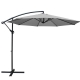 3M Outdoor Furniture Garden Umbrella Grey