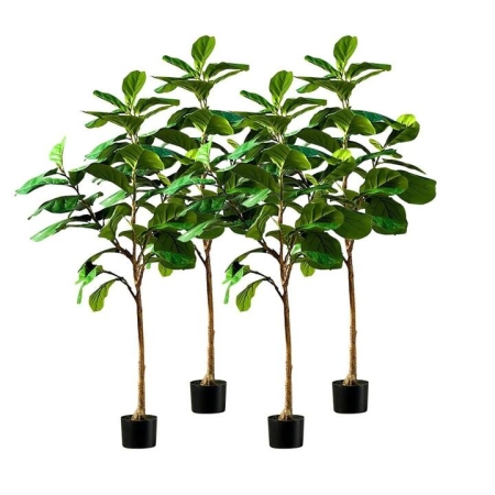 4X 155cm Green Artificial Indoor Qin Yerong Tree Fake Plant Simulation Decorative