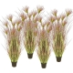 4X 120cm Purple Artificial Indoor Potted Papyrus Plant Tree Fake Simulation Decorative