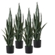 4X 95cm Artificial Indoor Snake Sansevieria Plant Fake Decoration Tree Flower Pot