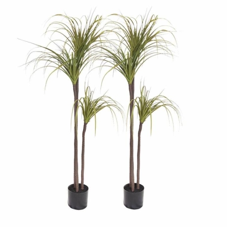 2X 145cm Green Artificial Indoor Dragon Blood Tree Fake Plant Decorative