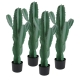 4X 70cm Green Artificial Indoor Cactus Tree Fake Plant Simulation Decorative 5 Heads