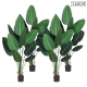 4X 160cm Artificial Green Indoor Traveler Banana Fake Decoration Tree Flower Pot Plant