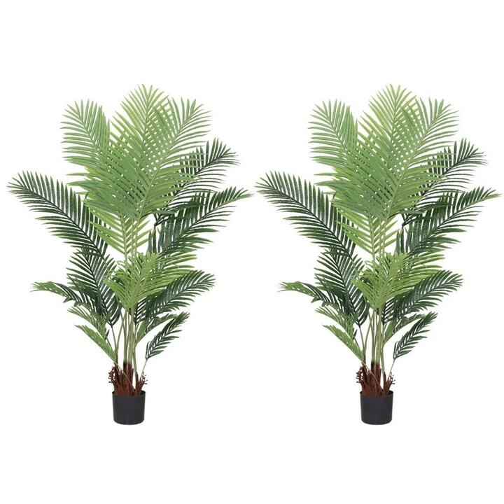 2X 180cm Artificial Swallowtail Sunflower Fake Decoration Tree Flower Pot Plant