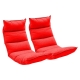 2X Foldable Tatami Floor Sofa Bed Meditation Lounge Chair Recliner Lazy Couch Red