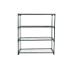 2x 4 Tier Plant Shelve Garden Greenhouse Steel Storage Shelving Frame Stand Rack
